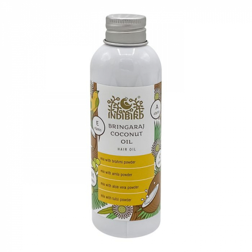 INDIBIRD Bhringaraj coconut hair oil Масло для волос Брингарадж на кокосе 150мл