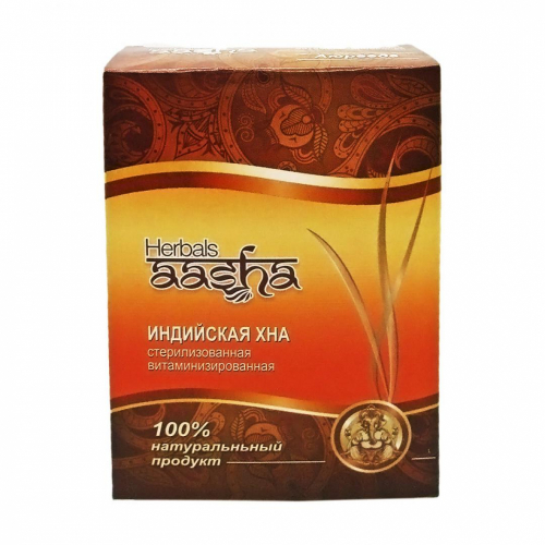 AASHA HERBALS Natural henna Хна натуральная 80г