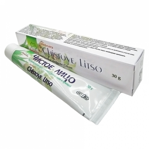 HERBEXTRA Cream for rashes and acne Chistoye Litso Крем от сыпи и прыщей Чистое Лицо 30г