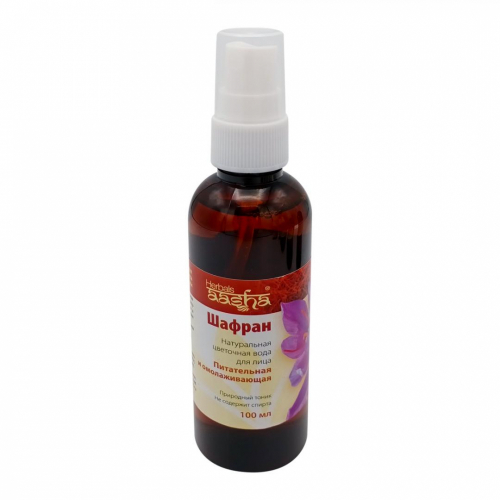AASHA HERBALS Floral water Saffron spray Вода цветочная Шафран спрей 100мл