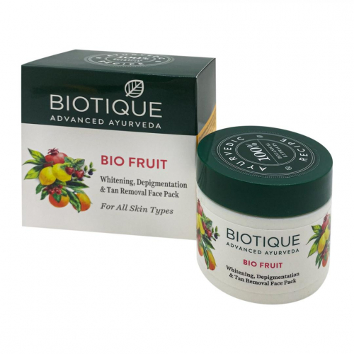 BIOTIQUE Bio fruit face pack Маска для лица 