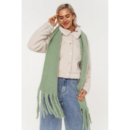 2046015014 шарф женский зеленый