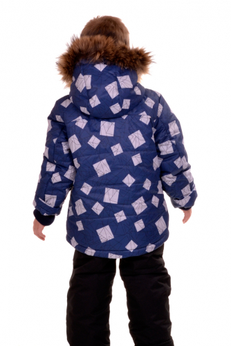 Комплект зимний для мальчика, синтепон - куртка 300 гр, полукомбинезон 200 гр.