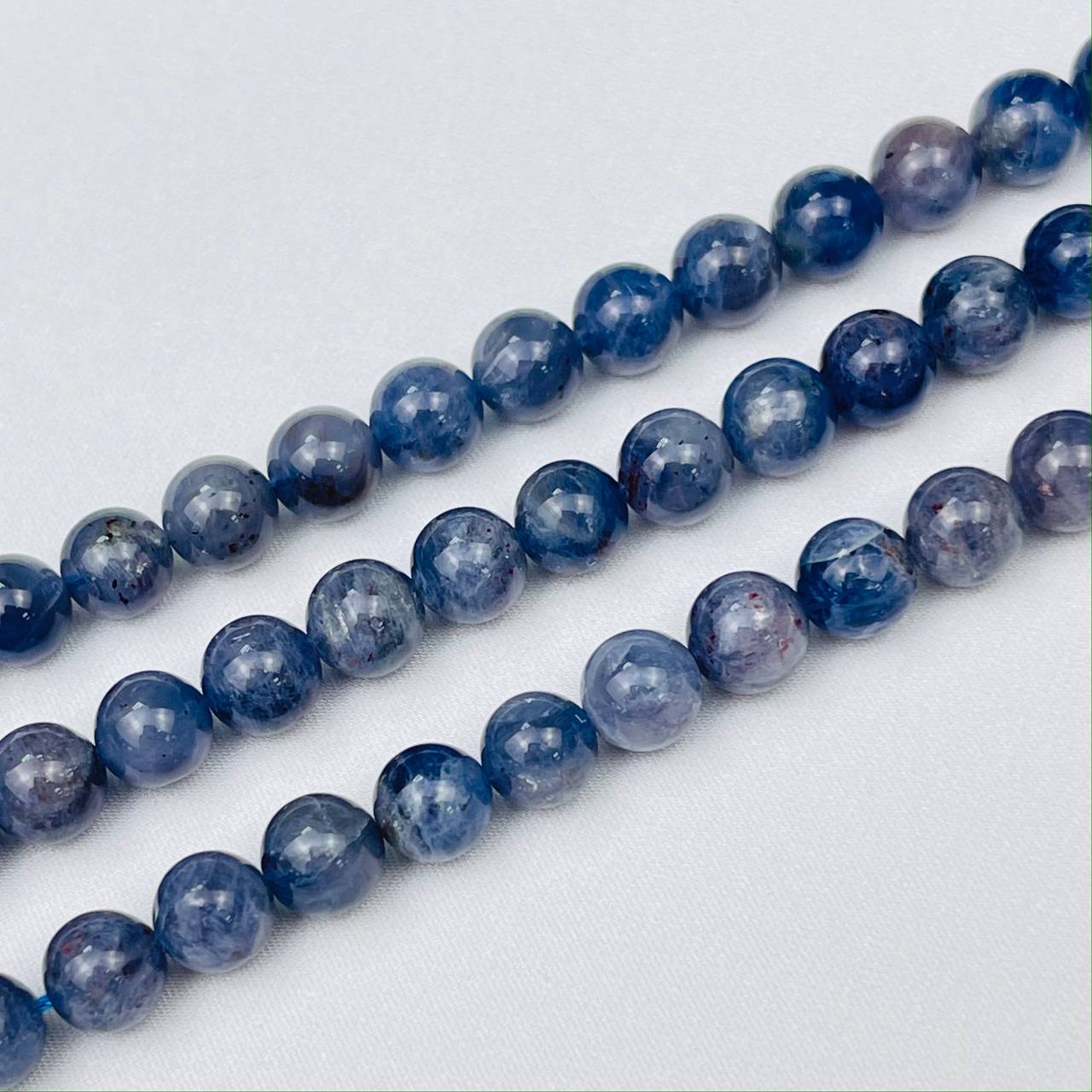 Радуга Самоцветов Бусины для украшений из Иолита (50 бусин)