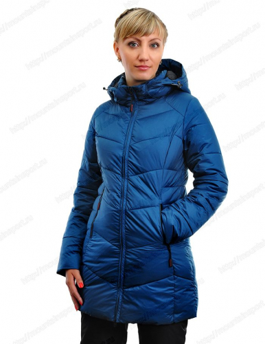 Куртка на холлофайбере жен. WHS 7759591 серо-синий (W)