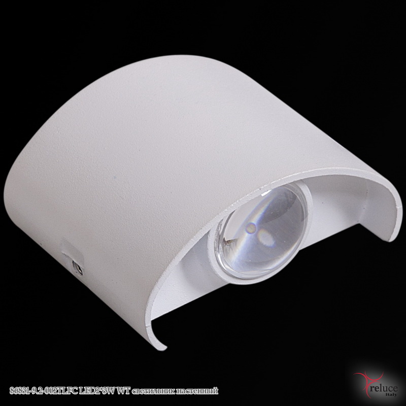 750руб86831-9.2-002TLFC LED2*3W WT светильник настенный