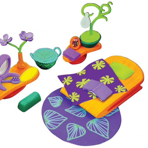 Набор аксессуаров для спальной комнаты (с фиолетовым ковром)