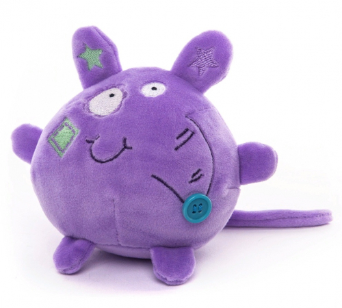Мягкая игрушка Button Blue Мышка фиолетовая 10 см