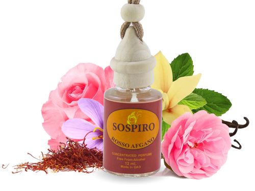Автопарфюм Sospiro Perfumes Rosso Afgano (масло ОАЭ), 12 ml Женский