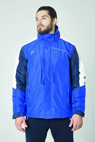 Куртка на флисовой подкладке мужская (голубой/синий) m09110p-an192