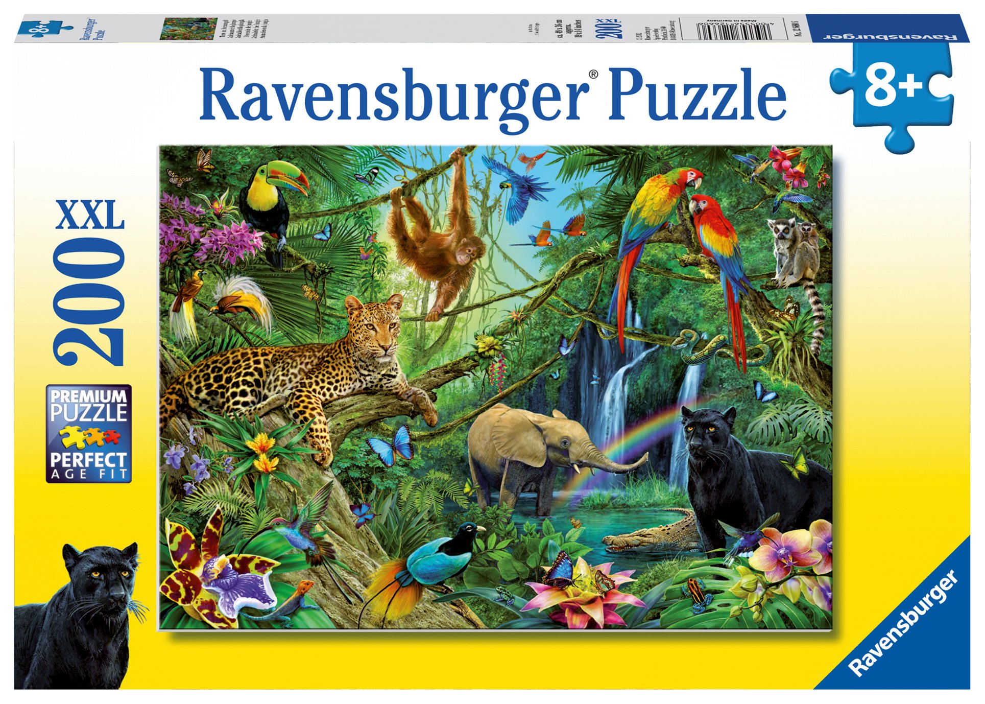 Пазлы 200. Пазл Ravensburger XXL джунгли (12660), 200 дет.. Ravensburger 2000 джунгли. Пазлы Ravensburger. Пазлы 200 элементов.