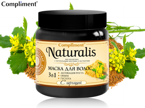 Compliment Маска для волос с Горчицей Naturalis (8368), 500 ml