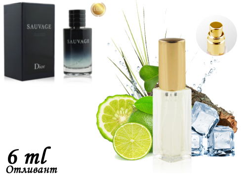 Пробник DIOR SAUVAGE, Edt, 6 ml (ЛЮКС ОАЭ) 264