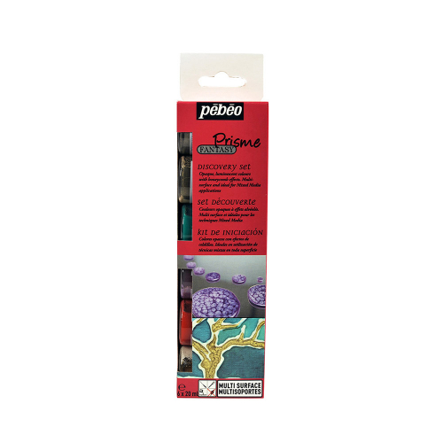 PEBEO Набор красок Fantasy Prisme с фактурным эффектом 6 цв. 20 мл 754166