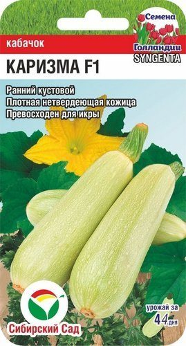 Кабачок Каризма F1 3 шт ц/п Сиб.Сад, Голландия