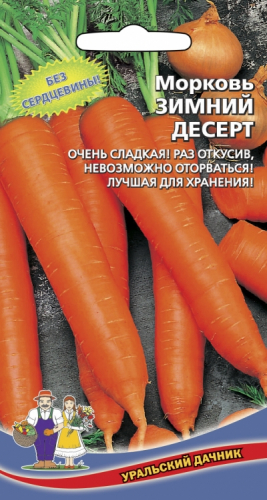Морковь Зимний Десерт. Уральский дачник