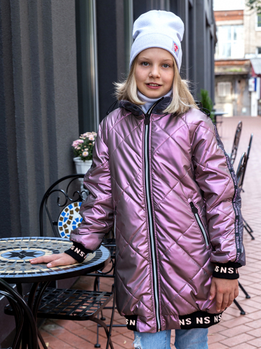Куртка 4м3021 лиловый/фиолетовый перламутр