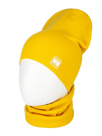 Комплект шапка и снуд 12л6121 желтый