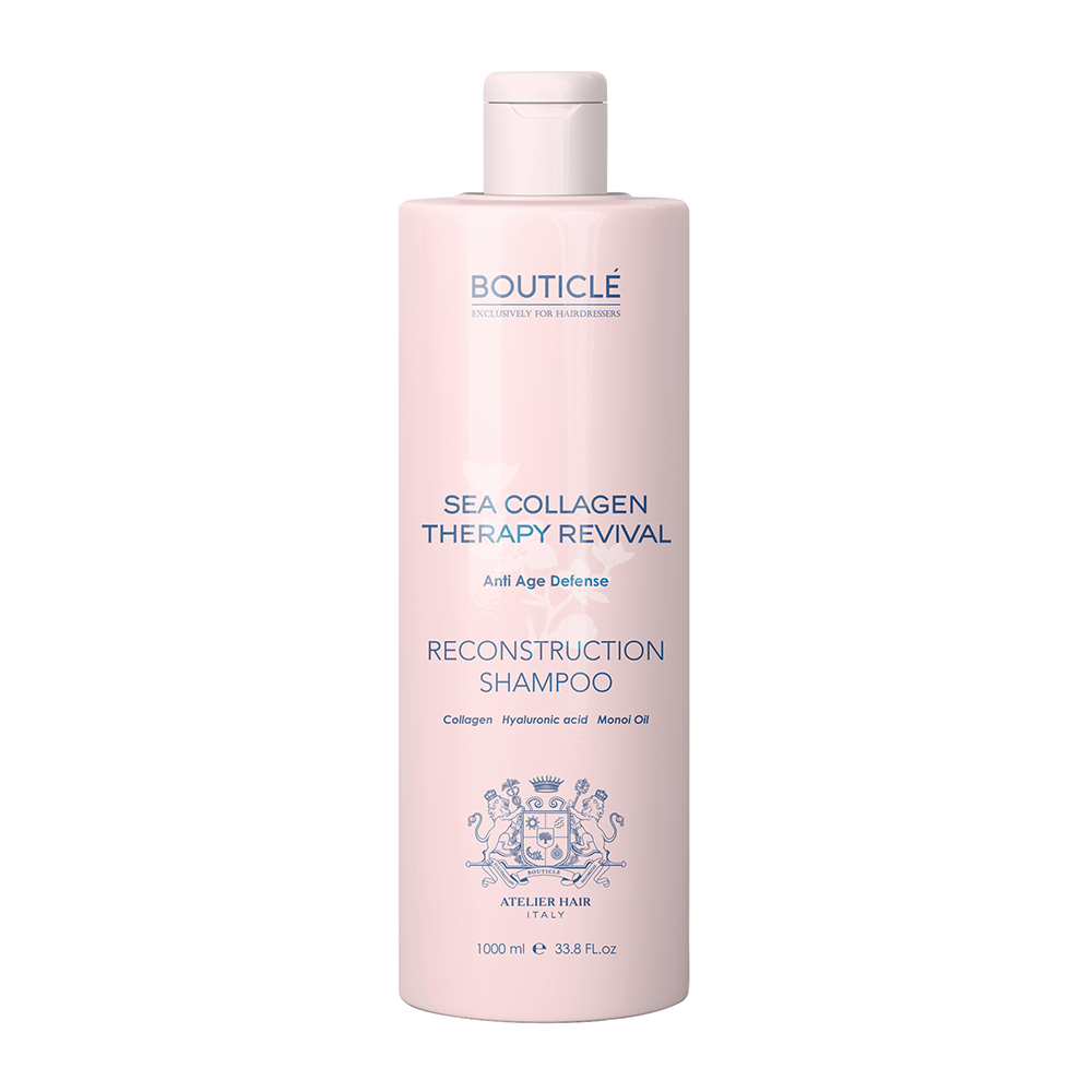 BOUTICLE Шампунь коллагеновый восстанавливающий / Sea Collagen Therapy Revival RECONSTRUCTION SHAMPOO 1000 мл