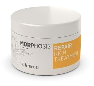 FRAMESI Маска восстанавливающая интенсивного действия для волос / MORPHOSIS REPAIR RICH TREATMENT 200 мл
