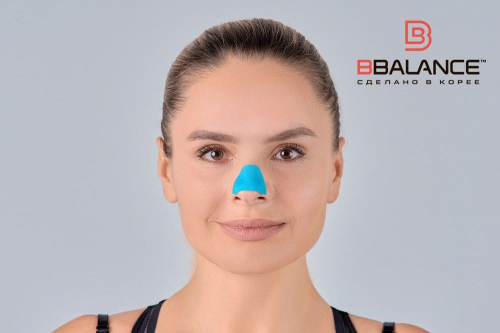 Тейп для лица BB FACE TAPE™ 5 см × 5 м шелк голубой