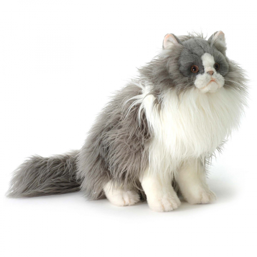 5012 Персидский кот Табби серый с белым, 38см