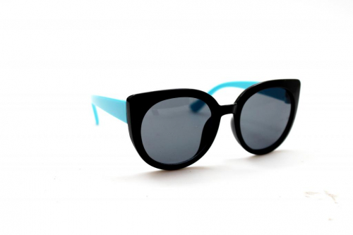 детские солнцезащитные очки №1 черный голубой