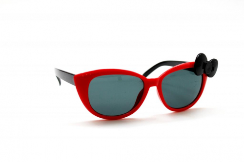 детские солнцезащитные очки красный черный бант