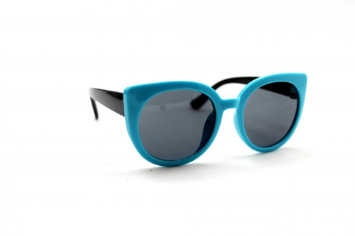 детские солнцезащитные очки №1 голубой черный