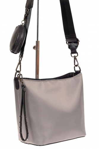 Текстильная женская сумка, цвет серый