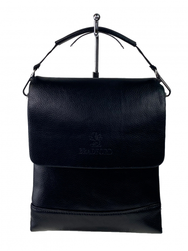Мужская сумка-планшет из искусственной кожи, цвет чёрный