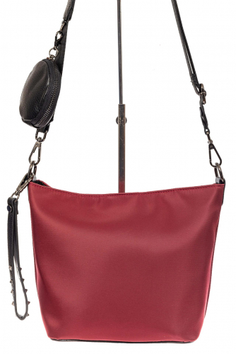 Текстильная женская сумка, цвет красный