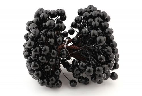 Ягода (черный), 11мм, одна связка 400 ягод В наличии