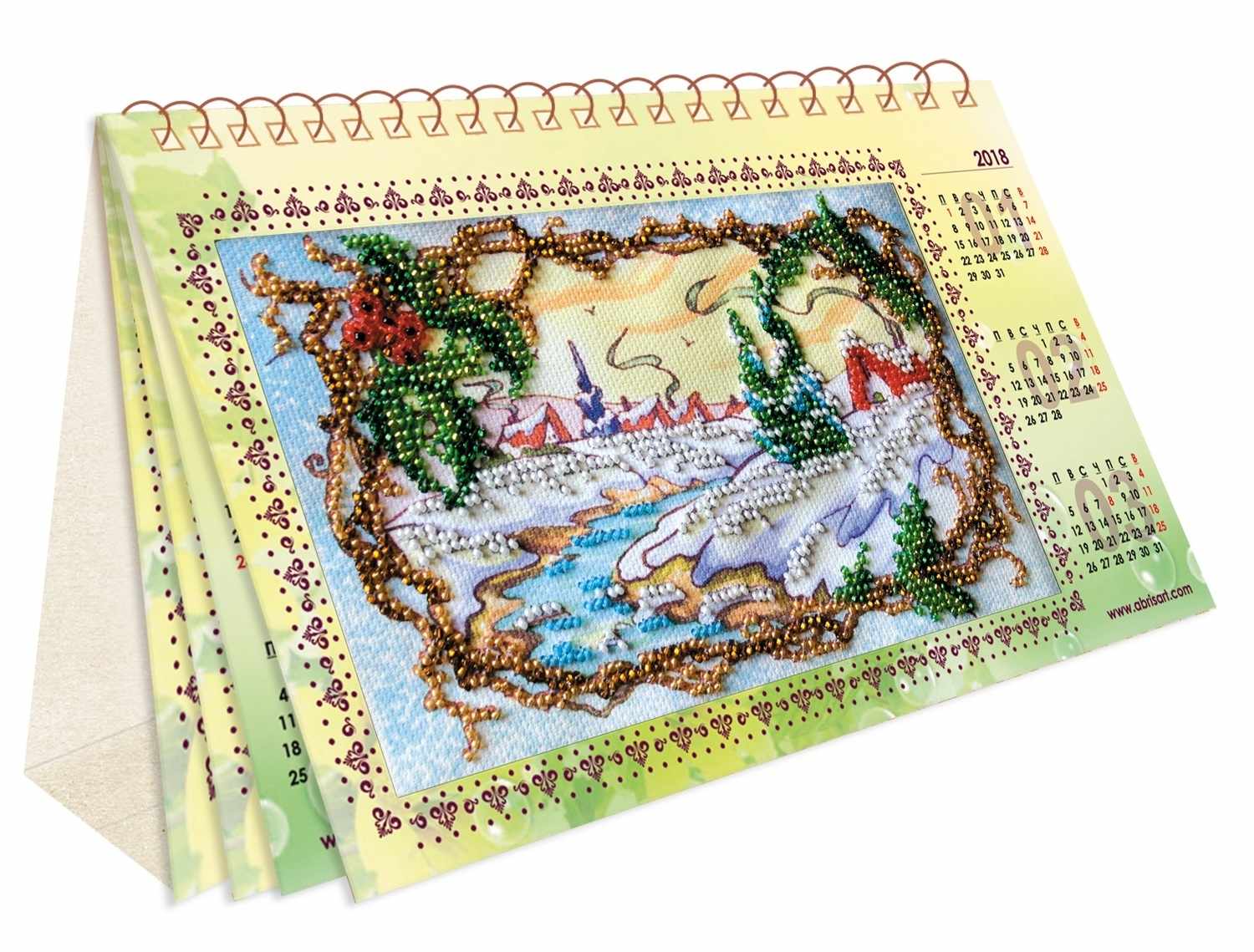 Вышивка календарь