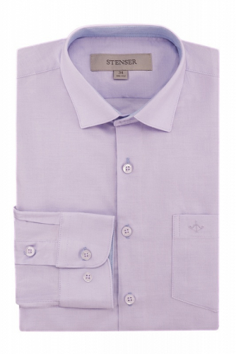 Рубашка STENSER STNR-S19, фиолетовый