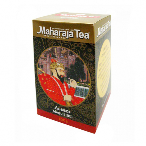 MAHARAJIA TEA&SWEETS Assam Maguri Bill Чай Ассам черный байховый Магури Билл 100г