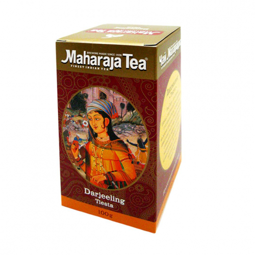 MAHARAJIA TEA&SWEETS Black tea Darjeeling Tiesta Чай черный Дарджилинг Тиста 100г