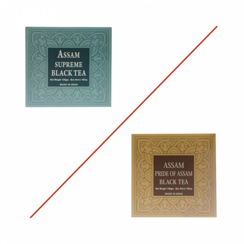 BHARAT BAZAAR Assam black tea Чай Ассам черный крупный лист 100г