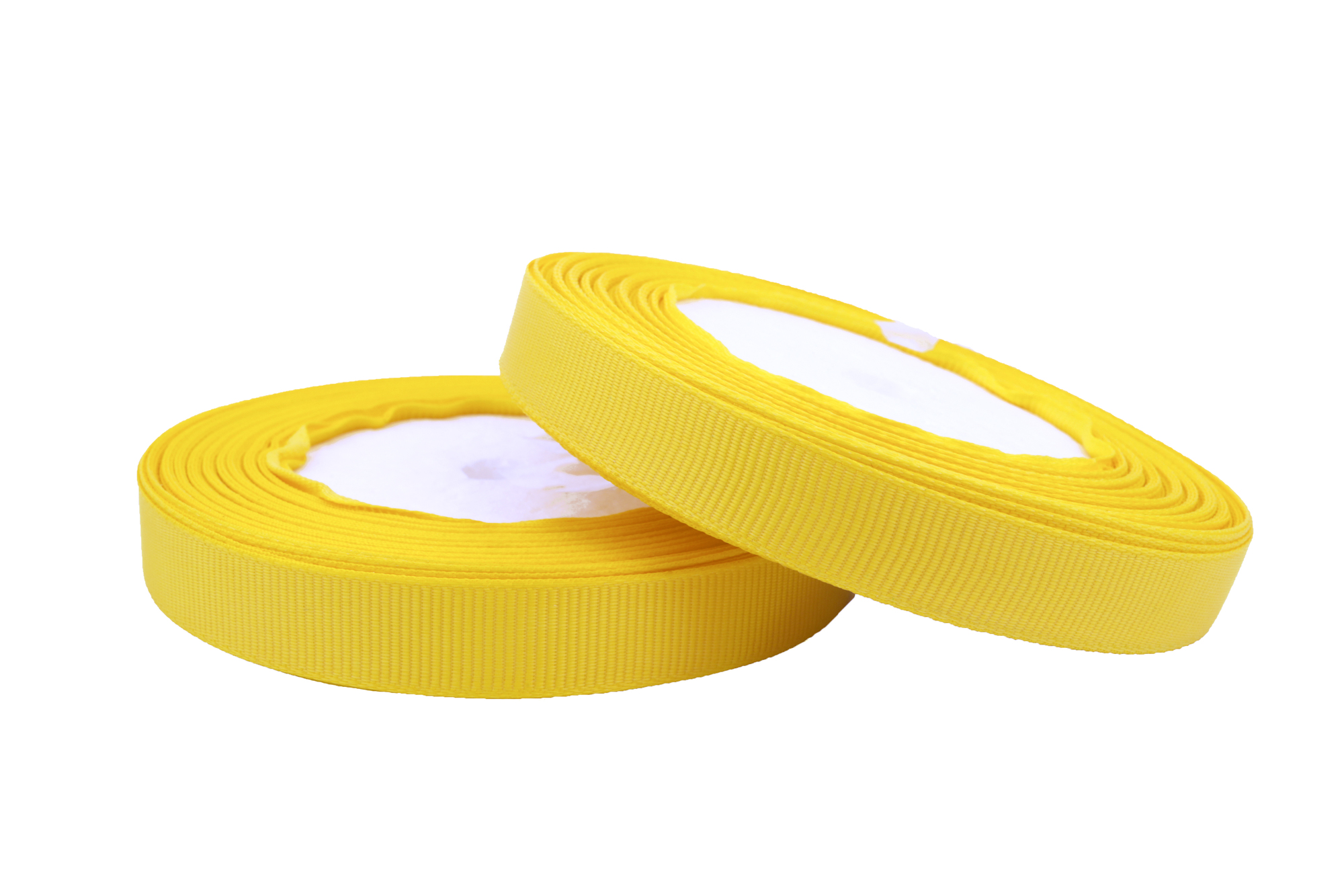 Репсовая лента однотонная (насыщенно-желтый), 12мм * 20 ярдов (+-1)