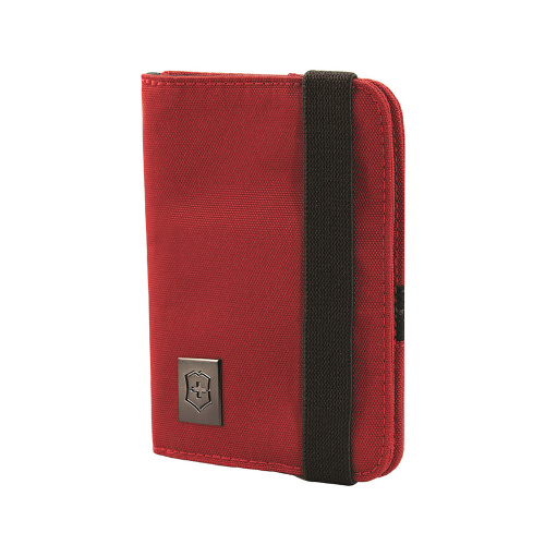 Обложка для паспорта Victorinox, с защитой от сканирования RFID, красная, 10x1x14 см