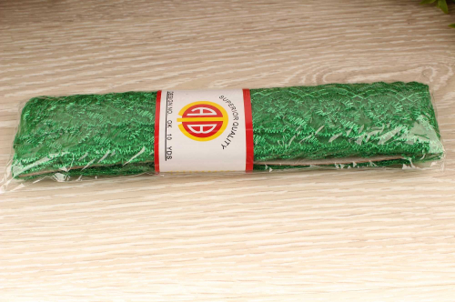 Кружево капрон (зелёный) 45мм*10ярдов(+-1) В наличии