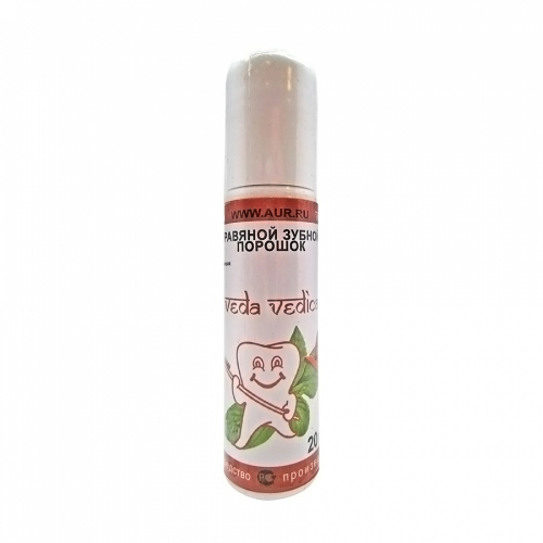 VEDICA Herbal tooth powder Травяной зубной порошок красный 20г