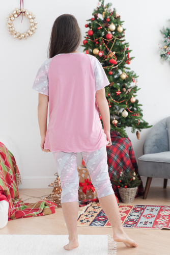 Пижама с бриджами ПЖ Марта-РК (Розовый)