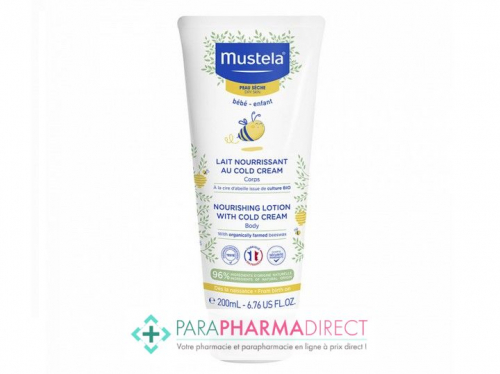 Mustela Peau Sèche Lait Nourrissant au Cold Cream 200ml