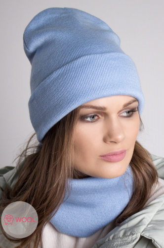 Комплект шапка женская со снудом - Русбубон