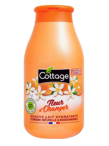 Молочко/душ Увлажняющее Цветок Апельсина 250мл COTTAGE