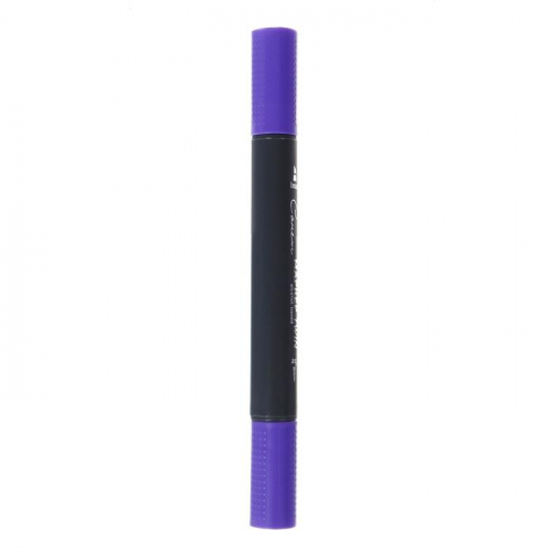 Маркер художественный «Сонет», спиртовая основа, фиолетовый, двусторонний: пулевидная/скошенная