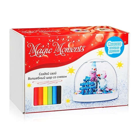 Набор для творчества MAGIC MOMENTS Волшебный шар Снеговики
