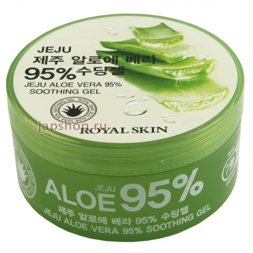 Aloe Royal Skin Многофункциональный гель для лица и тела с 95% содержанием алоэ, 300 мл. (8809383001442)