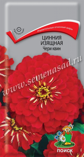 Цветы Цинния Чери Квин 0,3 г ц/п Поиск